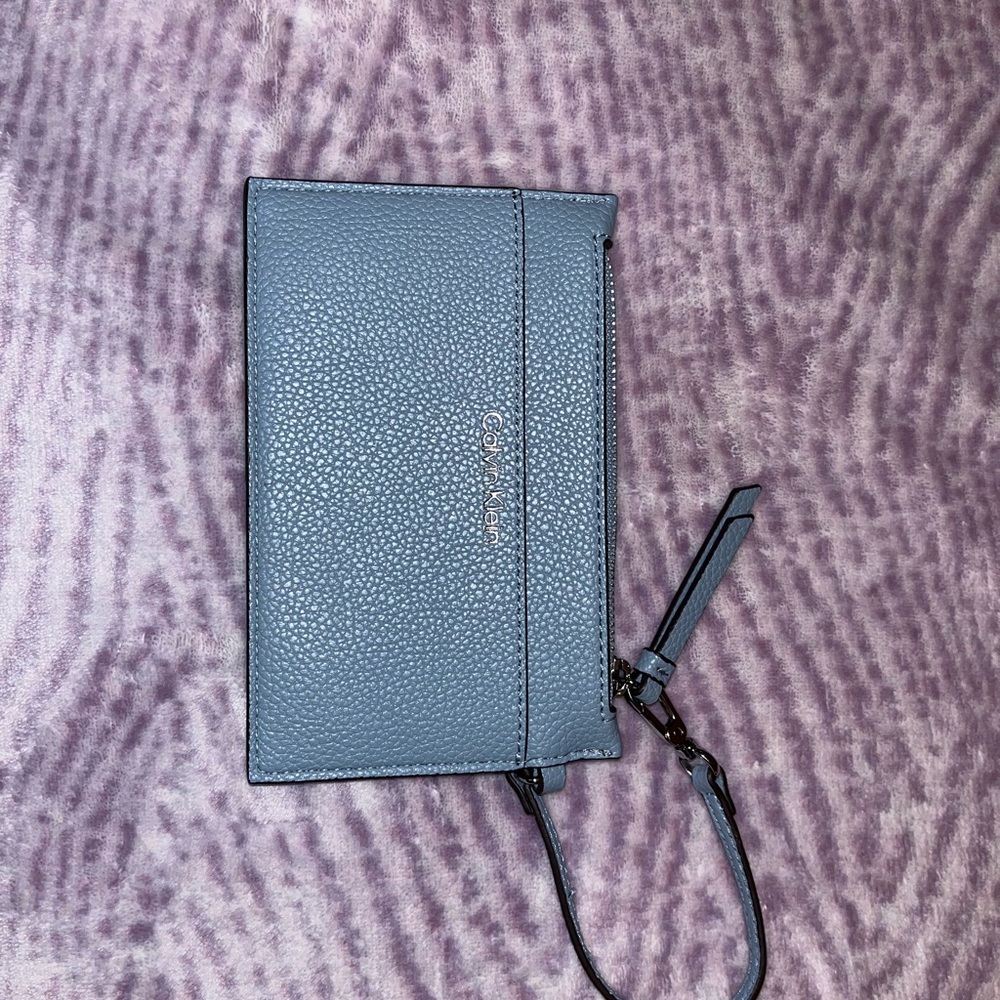 Calvin Klein Blue Wristlet